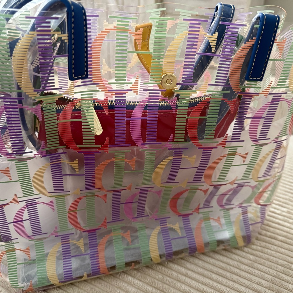 Colorful Transparent Shoulder Bag